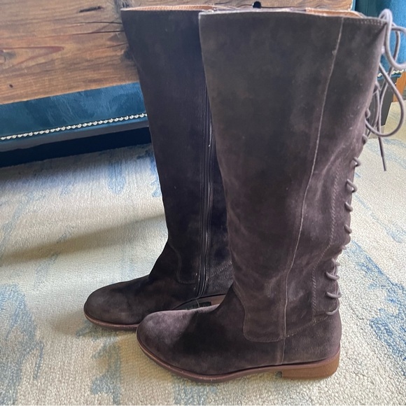 Sofft Womens Sharnell II SUEDE LACE BACK TALL BOOTS SIZE 10 EUC - Picture 5 of 12